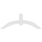 Ekena Millwork Archdale Architectural Grade PVC Gable Bracket, 72"W x 27"H x 2"D x 6"F, 9/12 Pitch GBP072X27X0206ARC00 - alternate 3